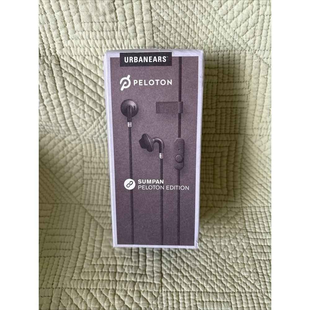 Urbanears Sumpan Peloton Edition Wired Earbuds With Microphone PL-HP-B-01 NEW